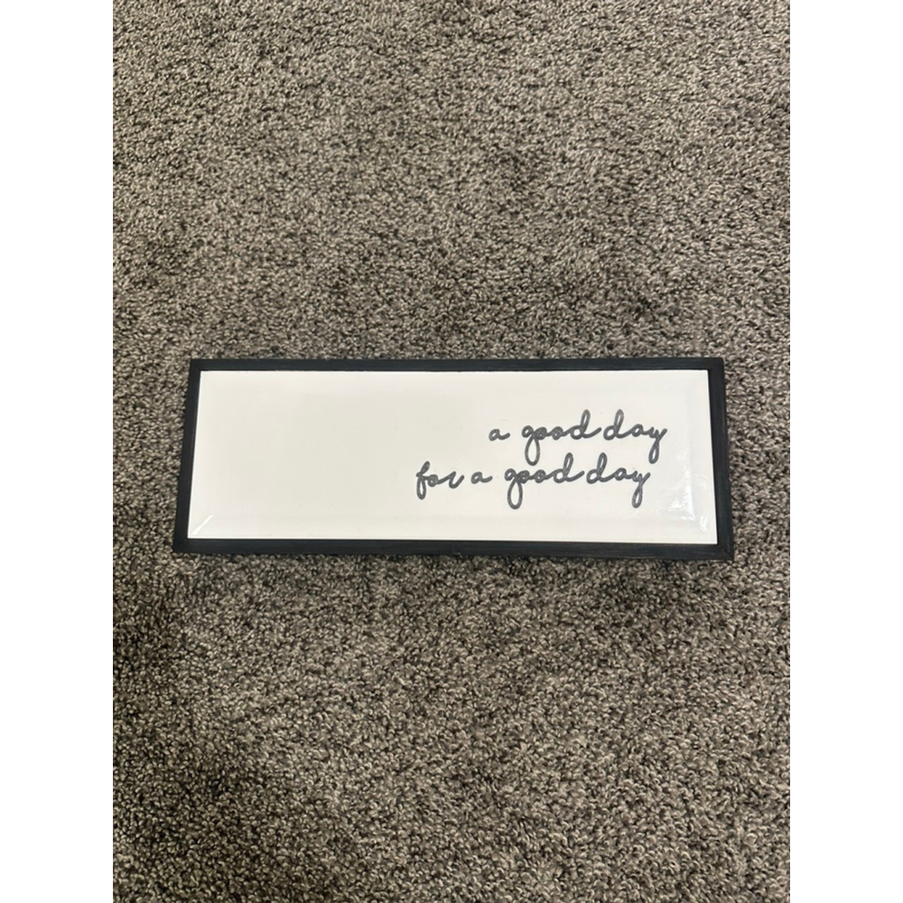 Hobby Lobby Home Decor White and Black Sign
